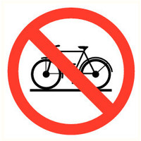 Pikt-o-Norm Pictogram verboden fiets