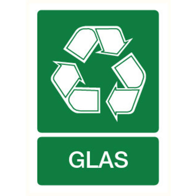 Pictogram recyclage glas Bestel nu online!