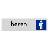 Pictogram tekst toilet heren