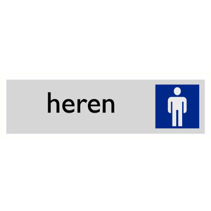 Pikt-o-Norm Pictogram tekst toilet heren
