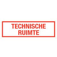 Pikt-o-Norm Pictogram tekst technische ruimte