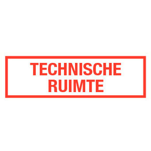 Pikt-o-Norm Pictogram tekst technische ruimte
