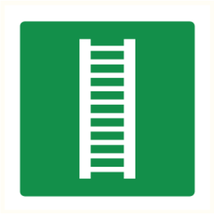 Brandbeveiligingshop Pictogram noodladder