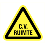 Pictogram waarschuwing C.V. Ruimte