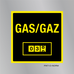 Pikt-o-Norm Pictogram gasmeter