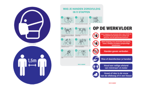 Pictogrammen veiligheid en gezondheid