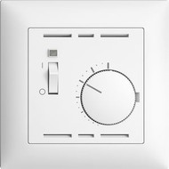 Feller UP thermostat d'ambiance Edue blanc avec interrupteur
