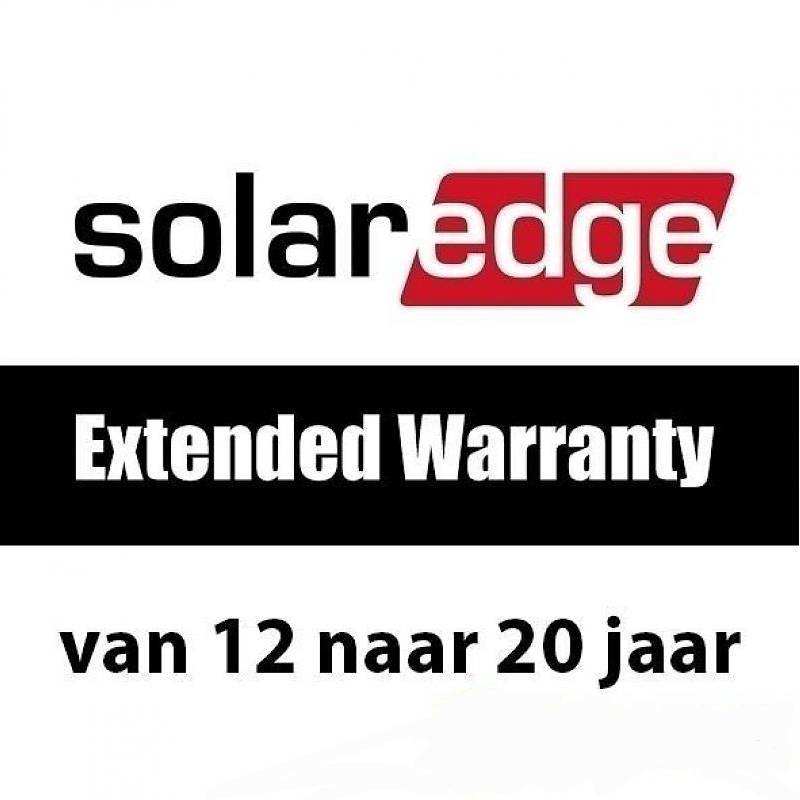 Garantie van 12 naar 20 jaar (enkelfase tot 6kW)