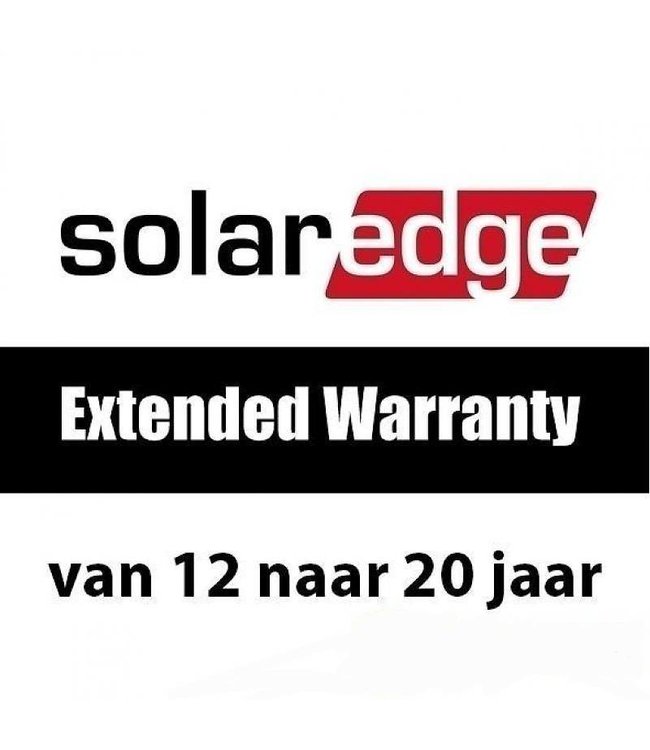 SolarEdge Garantie van 12 naar 20 jaar (driefase >15kW)