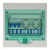 PV Verdeler met 2 x stopcontact (b.v.b. splitsen wasmachinegroep)