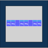 Blubase Connect Montageset - Voor 8 panelen Portrait
