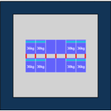 Blubase Connect Montageset - Voor 6 panelen Portrait