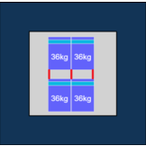 Blubase Connect Montageset - Voor 2  panelen Portrait