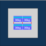 Blubase Connect Montageset - Voor 2 panelen