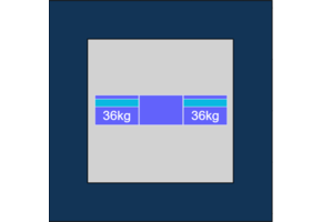 Blubase Connect Montageset - Voor 3  panelen