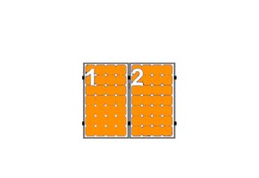 2 Panelen Portrait - Clickfit Evo Grijs