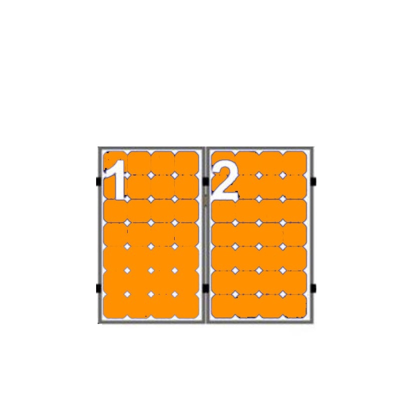 2 Panelen Portrait - Clickfit Evo Grijs Montageset zonnepanelen voor pannendak