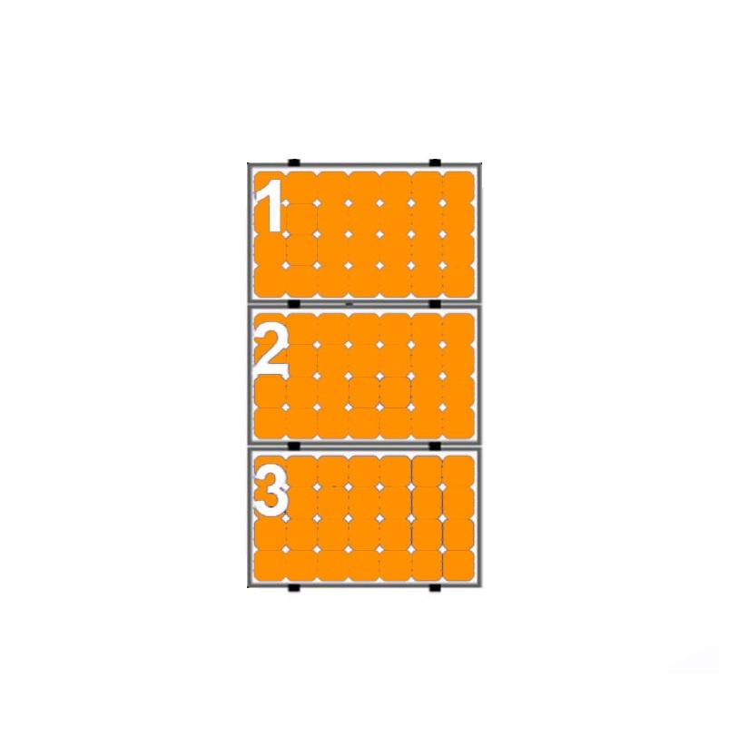 3 Panelen Landscape - Clickfit Evo Zwart Montageset zonnepanelen voor pannendak
