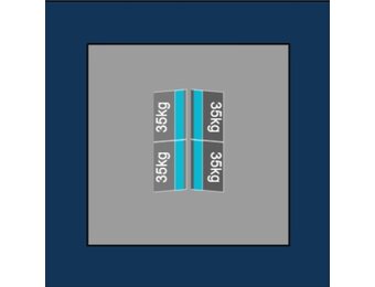 Blubase Connect Montageset - Voor 4 panelen Oost-West