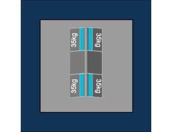 Blubase Connect Montageset - Voor 6  panelen Oost-West