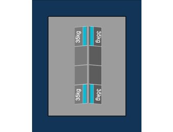 Blubase Connect Montageset - Voor 8 panelen Oost-West