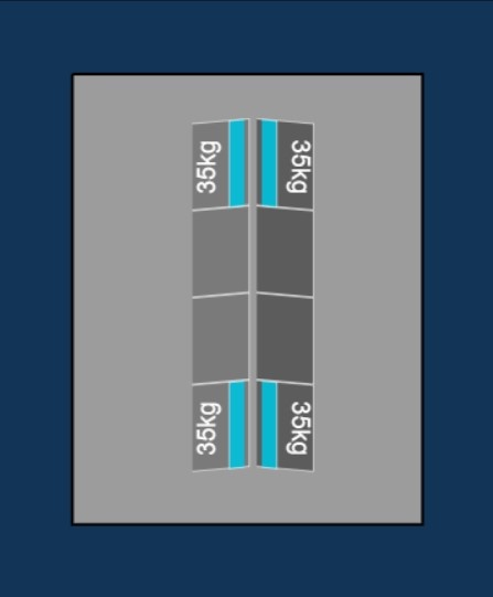 Blubase Connect Montageset - Voor 8  panelen  Oost-West