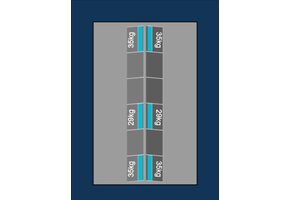 Blubase Connect Montageset - Voor 12  panelen Oost-West