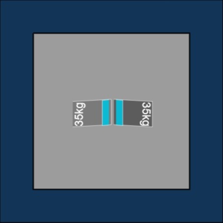 Blubase Connect Montageset - Voor 2  panelen Portrait Oost-West