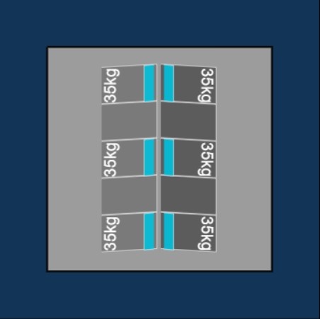 Blubase Connect Montageset - Voor 10 panelen Portrait Oost-West