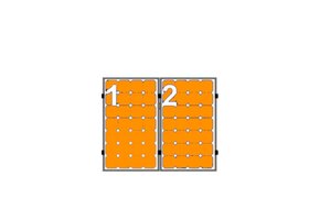 2 Panelen Portrait - Clickfit Evo Staaldak Zwart