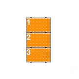 3 Panelen Landscape - Clickfit Evo Staaldak Zwart