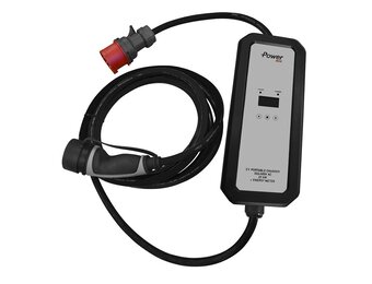 Mobiele autolader Power Box 3-Fase Type 2 16 AMP 5 meter