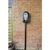 Zwarte aluminium kabelgoot (1100 x 50 mm)