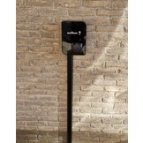 Zwarte aluminium kabelgoot (1100 x 50 mm)