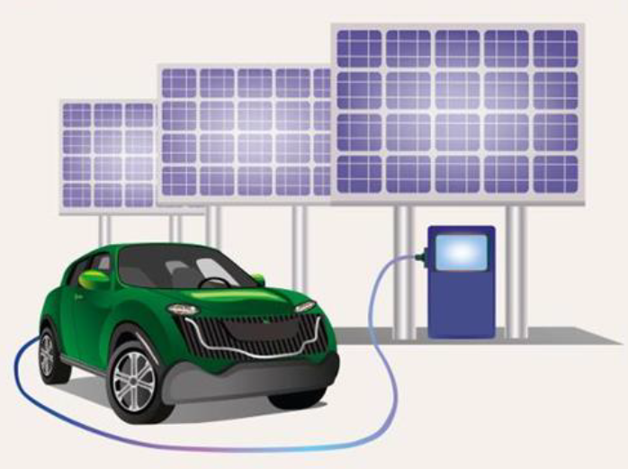 Laadpalen op zonnepanelen