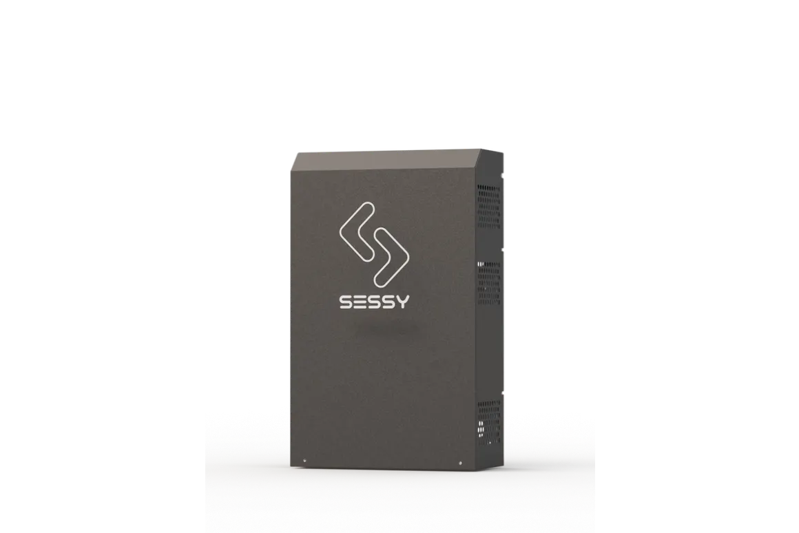 De Nederlandse Sessy slimme thuisbatterij 5 kWh in het Zwart