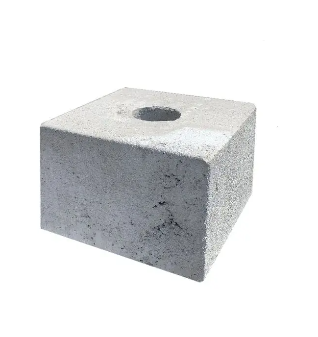 Betonnen sokkel voor laadpaal ⌀ 80mm (30x30x20cm)