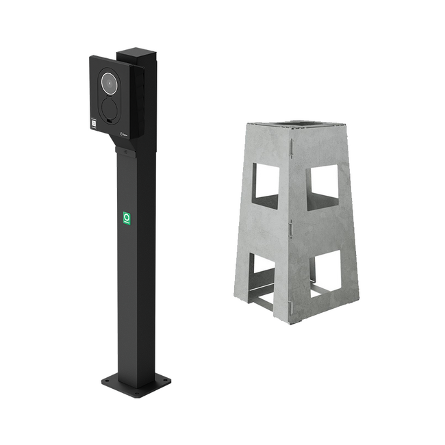 Onepole Montagepaal Voor 1x Zaptec Go&Go2