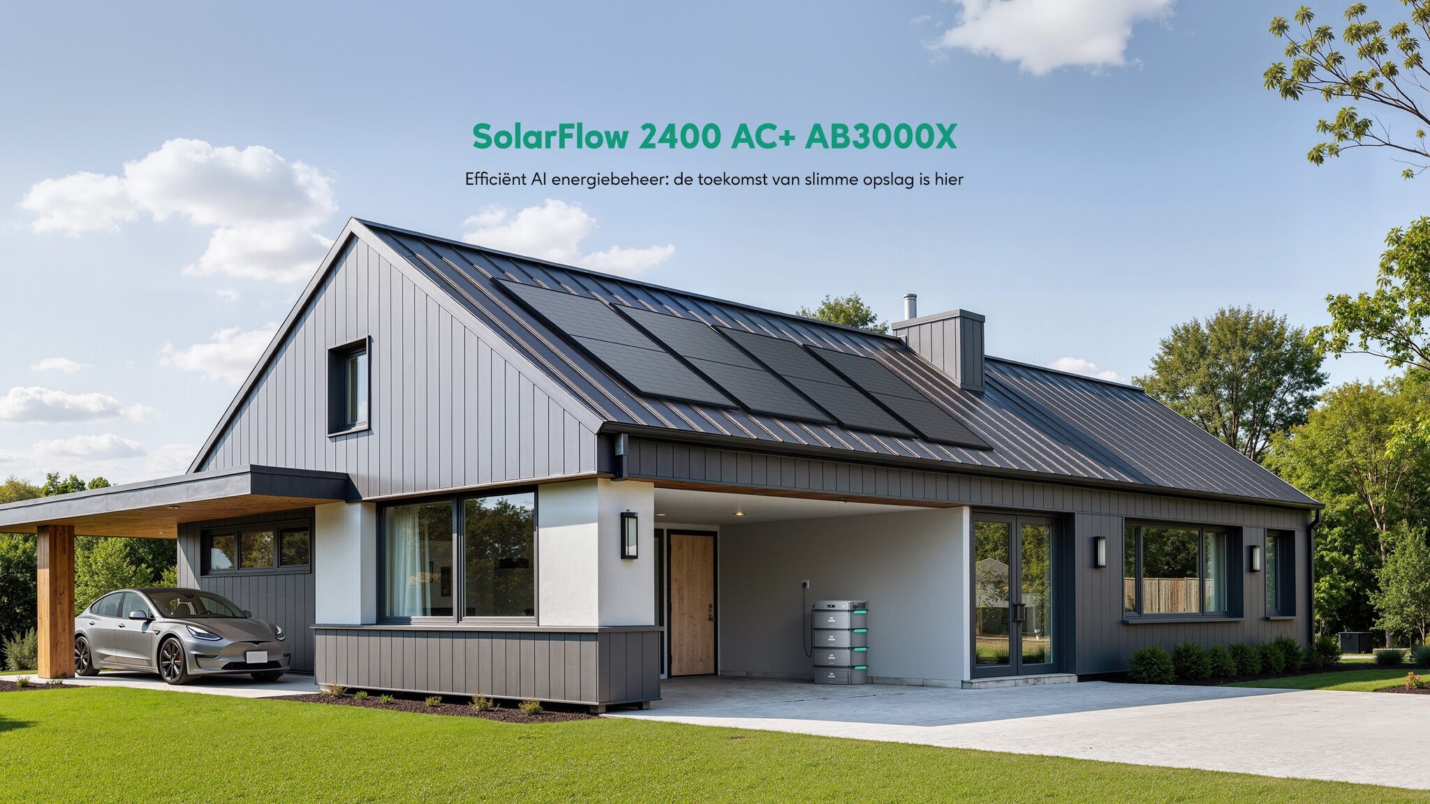 Zendure SolarFlow 2400AC thuisbatterij 2.9 kWh
