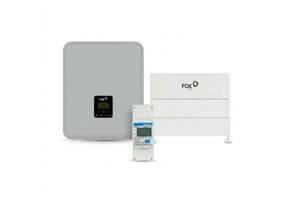 FoxEss 10kW AC 3-fase omvormer +  FoxESS EQ4800 14.4 kWh batterij