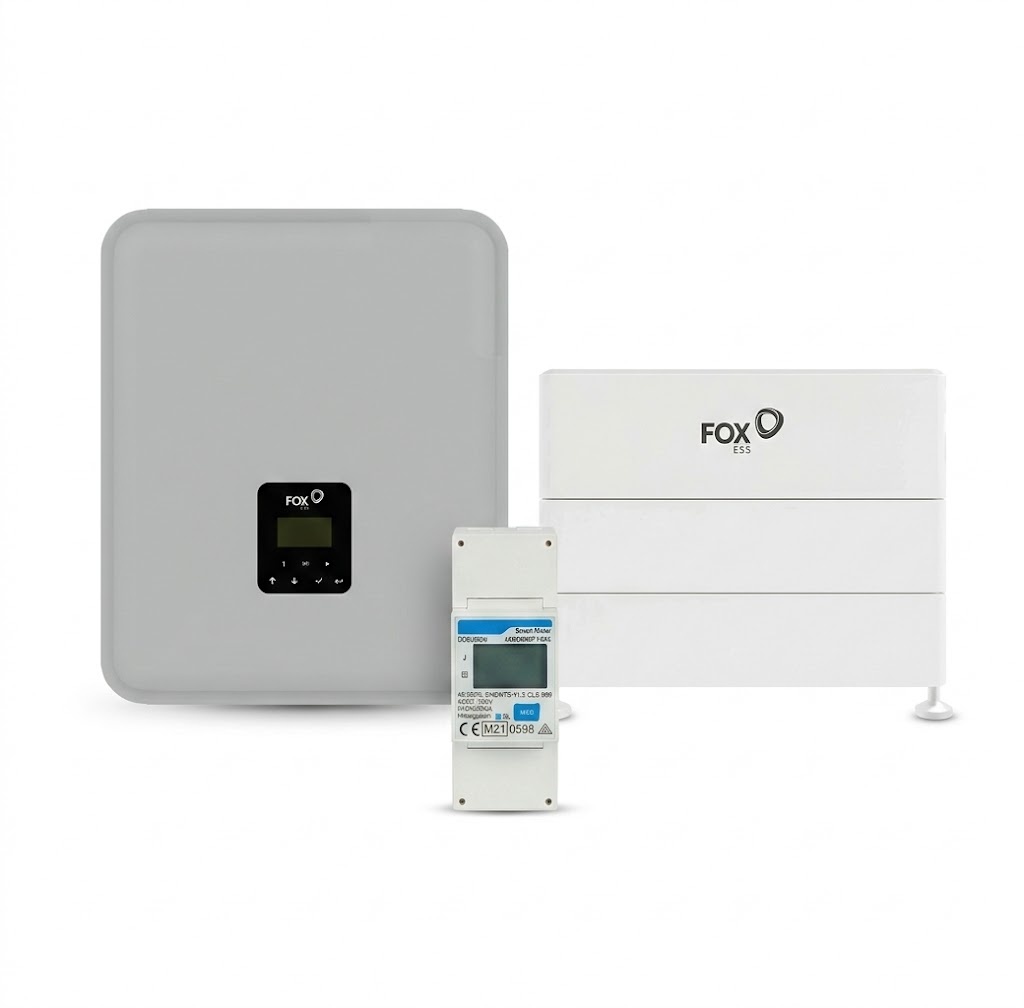 FoxEss 10kW AC 3-fase omvormer + 14.4 kWh batterij (incl. installatie)