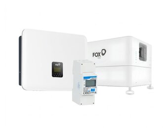 FoxESS H3-9.9 Smart 3 fase omvormer + FoxESS EQ4800 9.6 kWh batterij
