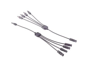 MC4 4 naar 1 Parallel Connector Kabelset