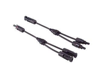MC4 2 naar 1 Parallel Connector Kabelset