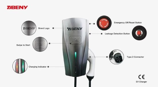 Beny 7.4 kW 1PH EV-Charger (BCP-A2N-L)