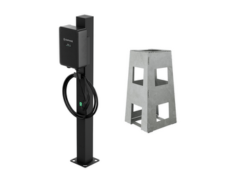 Onepole Lite Montagepaal voor Enphase IQ EV Charger 2 Kabel