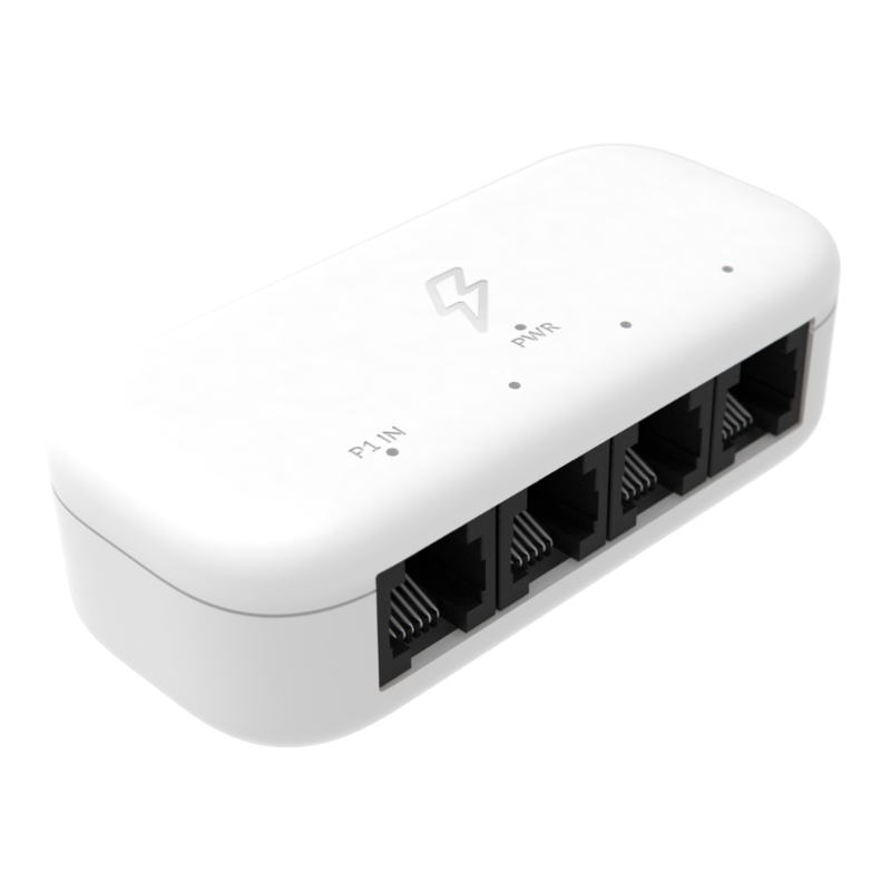 HomeWizard Actieve P1 Splitter, 3 poorten (HWE-AMP)
