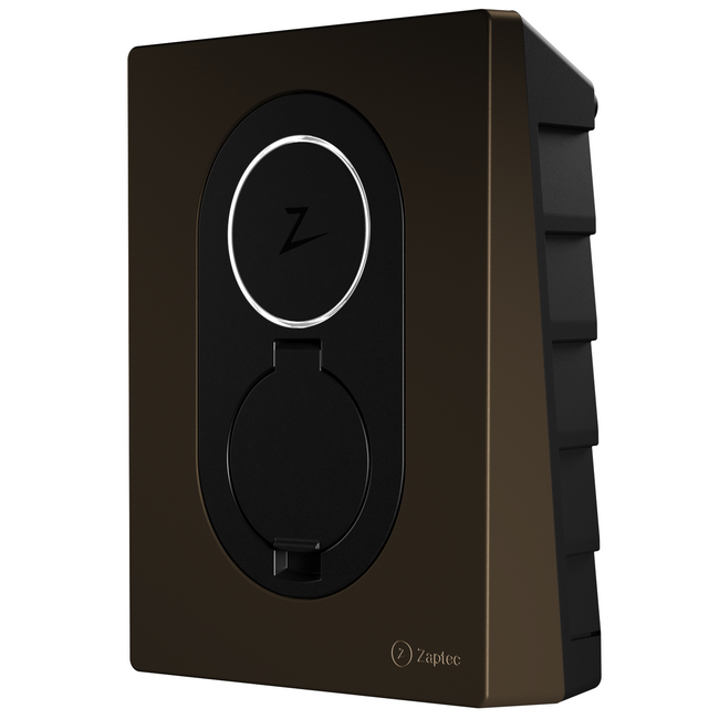 Zaptec Go & Go2 Voorzijde kap Wood Brown (900-00053)