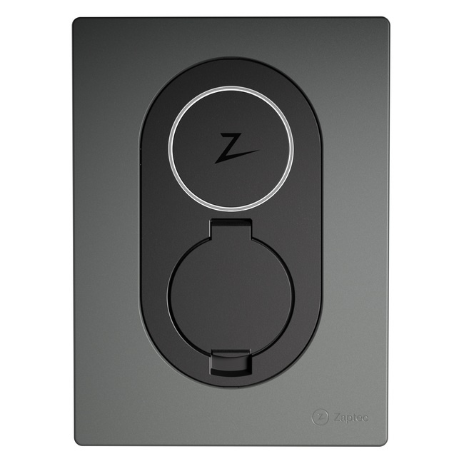 Zaptec Go & Go2 Voorzijde kap Rock Grey (900-00050)