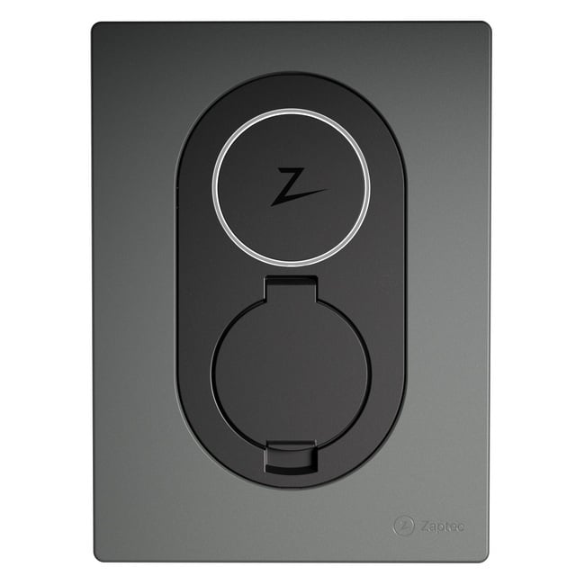 Zaptec Go & Go2 Voorzijde kap Rock Grey (900-00050)